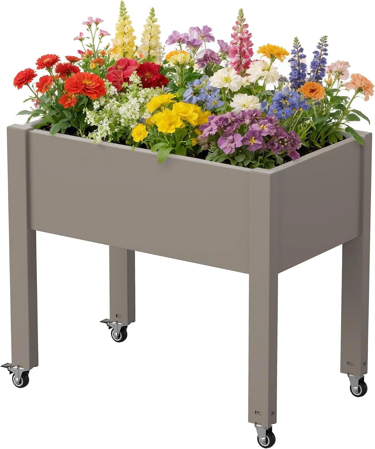 Special Bifanuo Plastic Elevated Planter Box with Legs & Wheels - Image 2