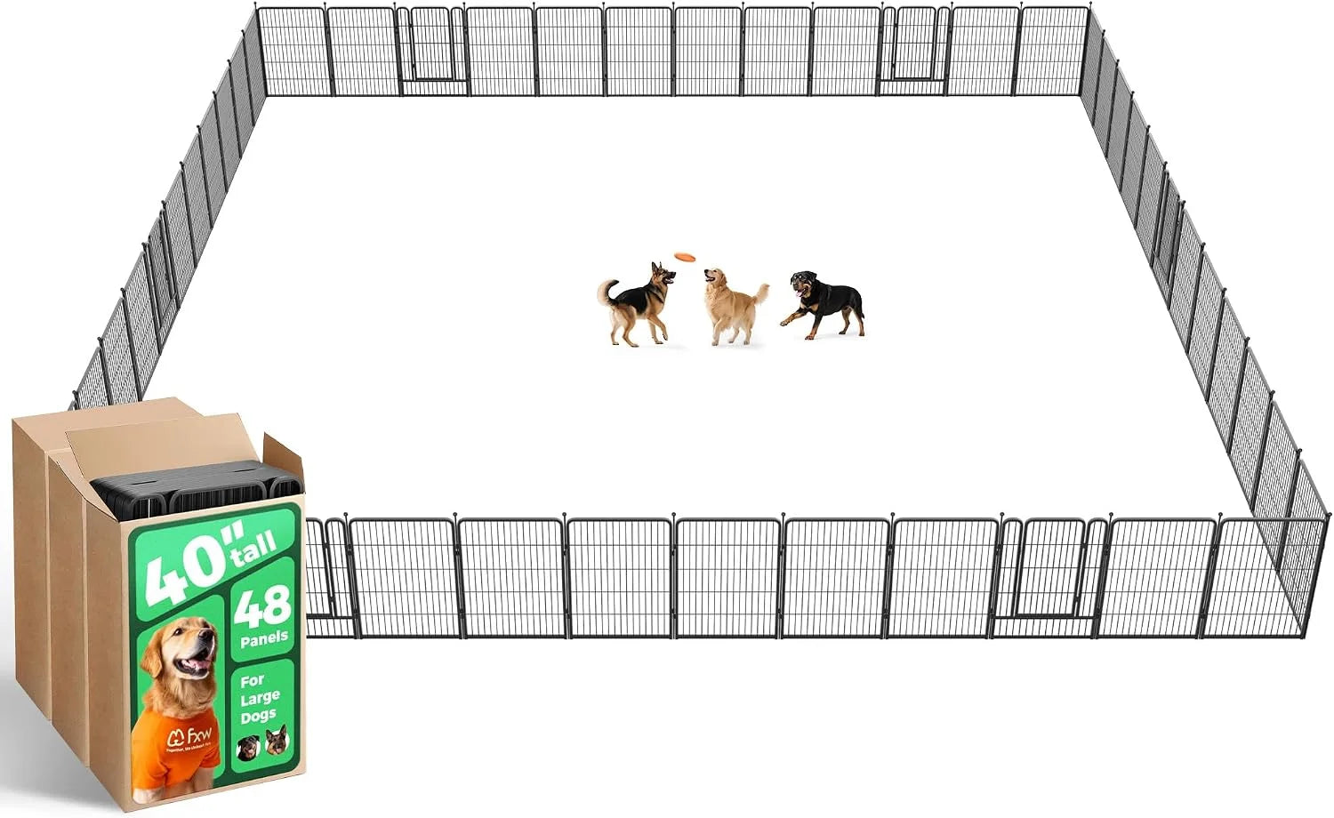 Special Rollick Dog Playpen, Indoor, 24 H, 8 Panels - Image 30
