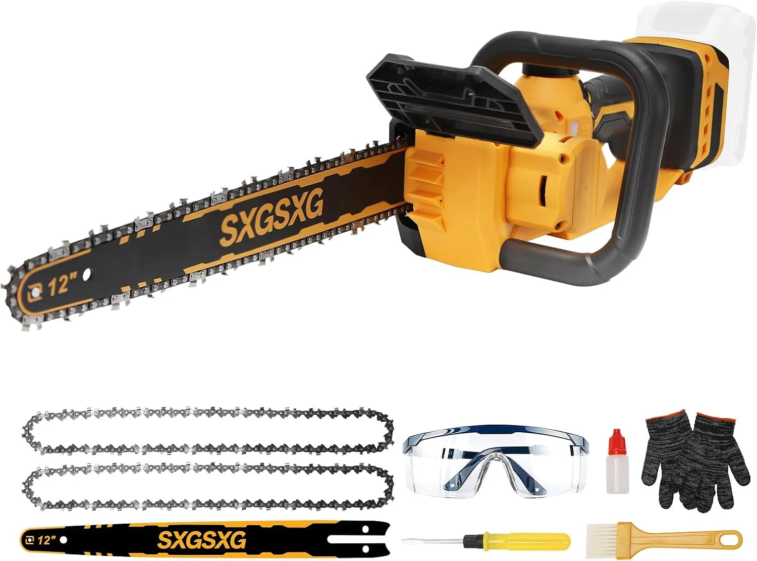 Special Cordless Mini Chainsaw for De-Walt 20V Max Battery, 1000W Brushless Electric Chainsaw with Dual Safety Lock - Image 2