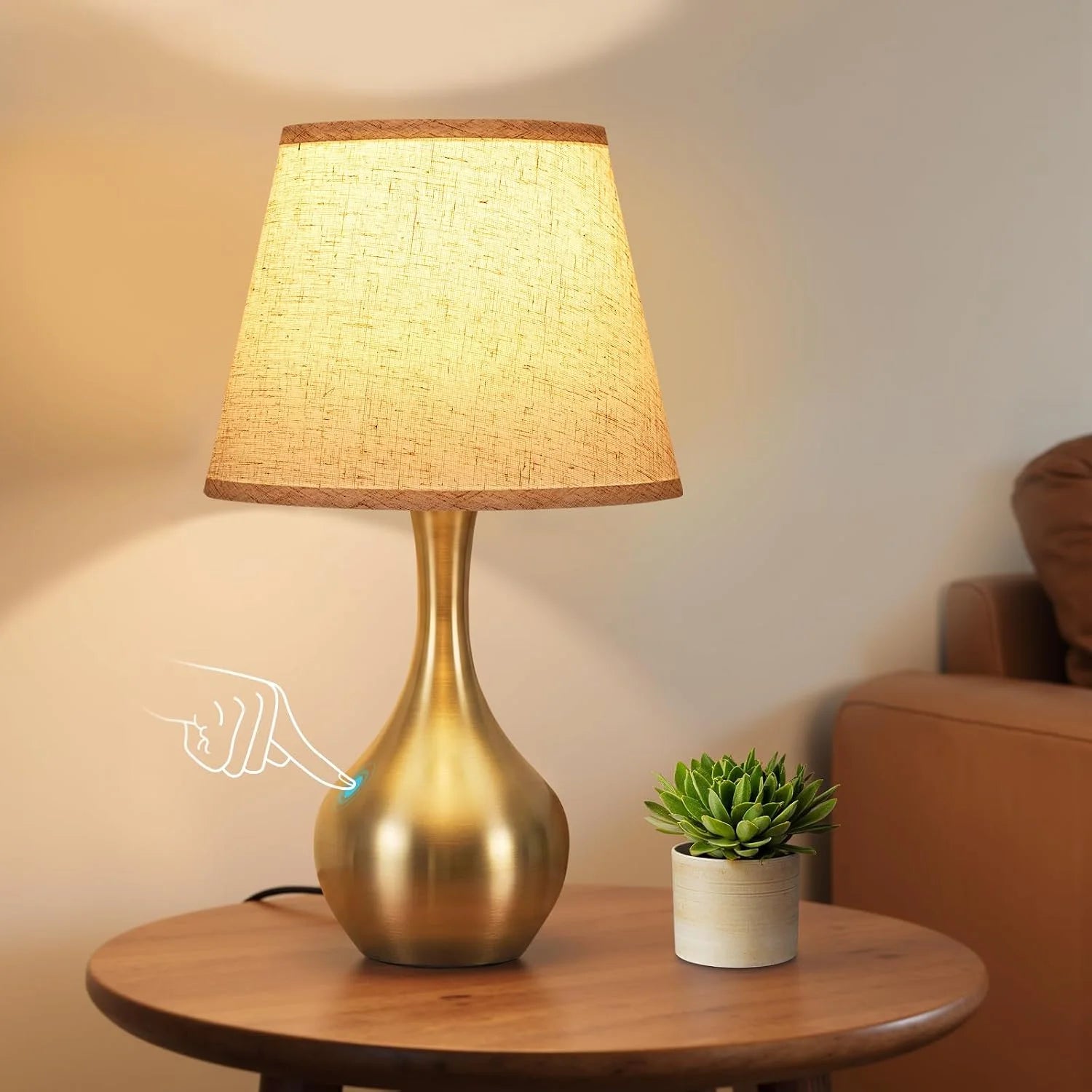 Special Touch Table Lamp, Dimmable, Bulb Included, Wood-Paint Desk Lamp for Kids Room - Image 9