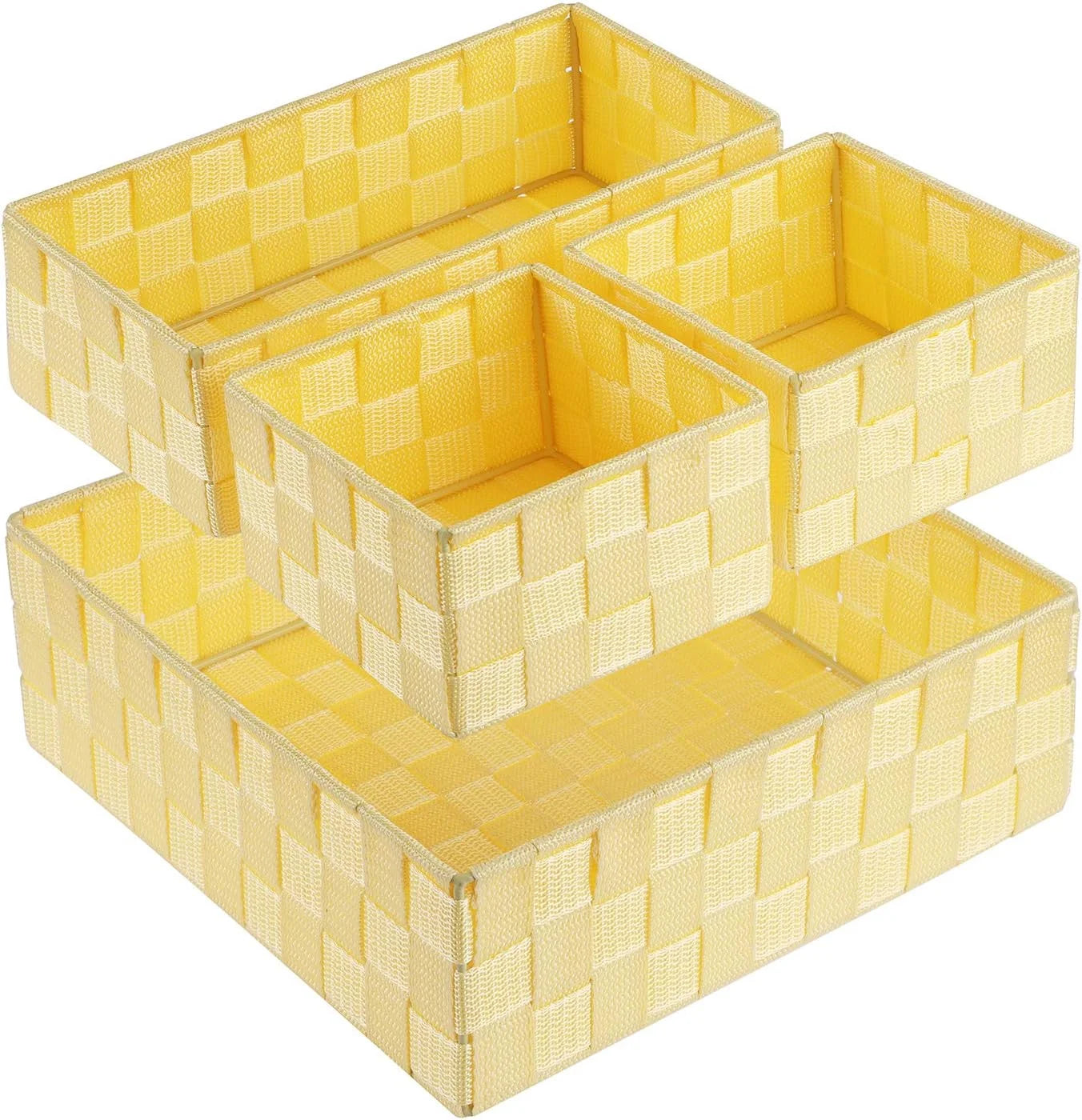 Special Woven Storage Baskets for Organizing 6 Pack, Large&Small Storage Cube Bins Set for Bathroom, Storage Boxes - Image 17