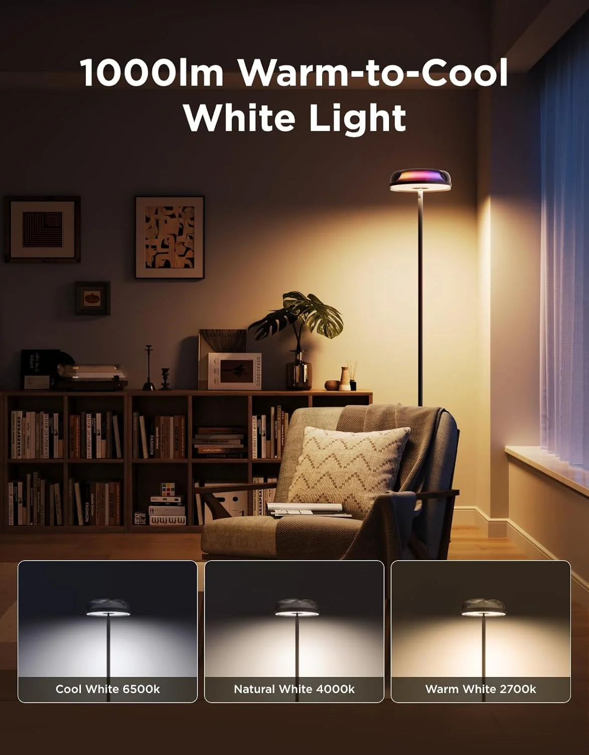 Special Uplighter Floor Lamp, LED Modern Corner Floor Light - Image 3