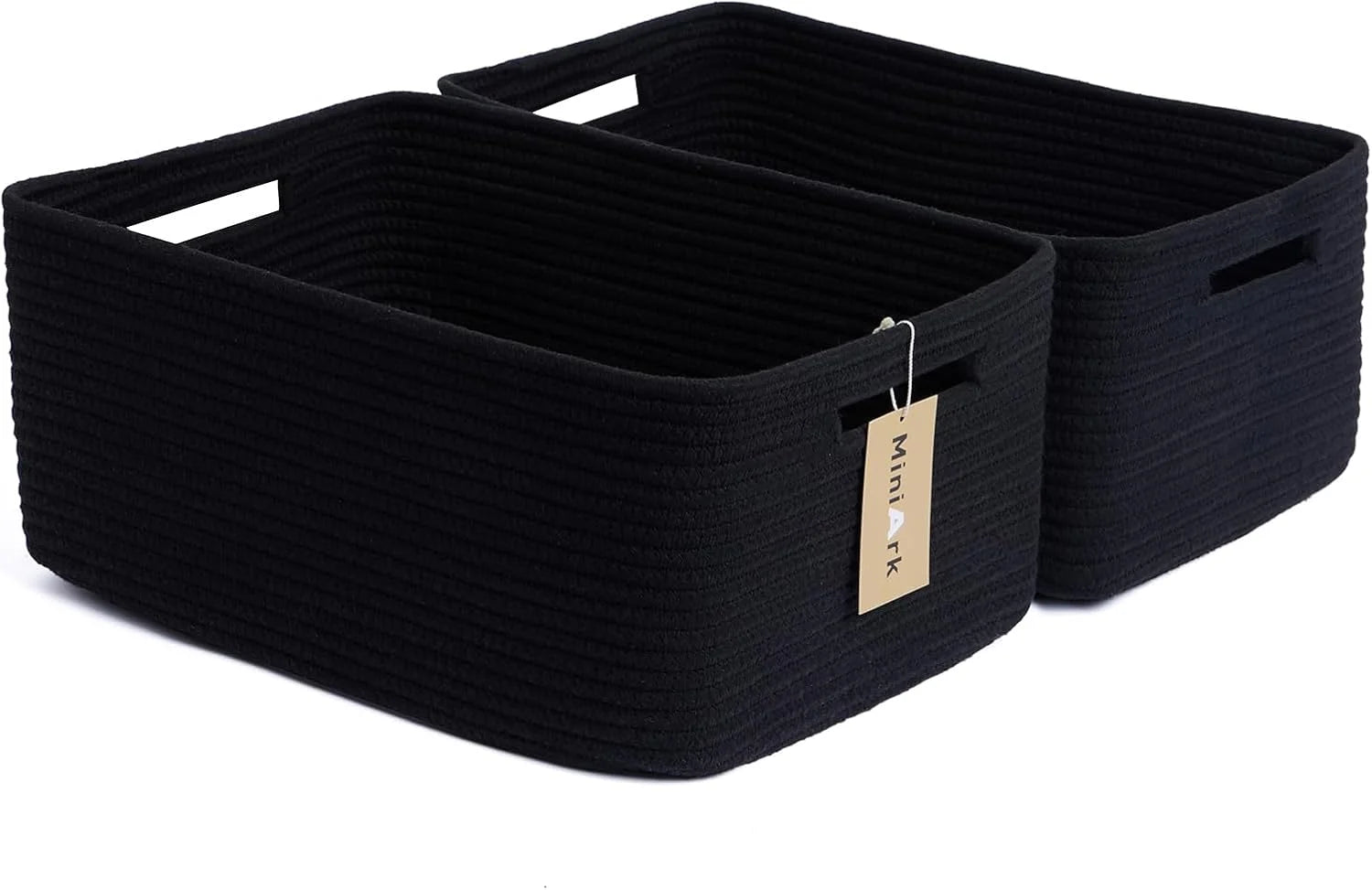 Special Large Storage Baskets for Shelves, 17 x 13 x 7.5” Closet Organizers Bins for Clothes Blanket Towels, Baby Nursery - Image 2