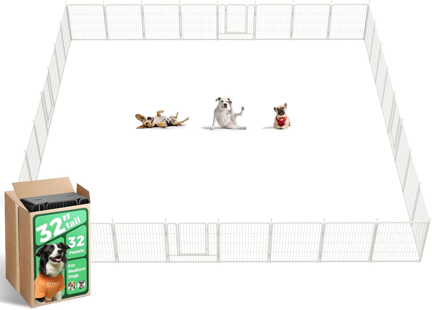Special Rollick Dog Playpen, Indoor, 24 H, 8 Panels - Image 66