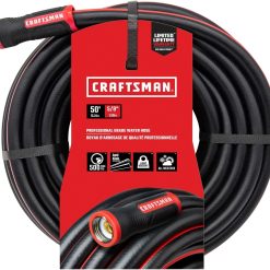 Special Heavy Duty Professional Grade Black Garden Hose, 100 Feet x 5/8 Inch