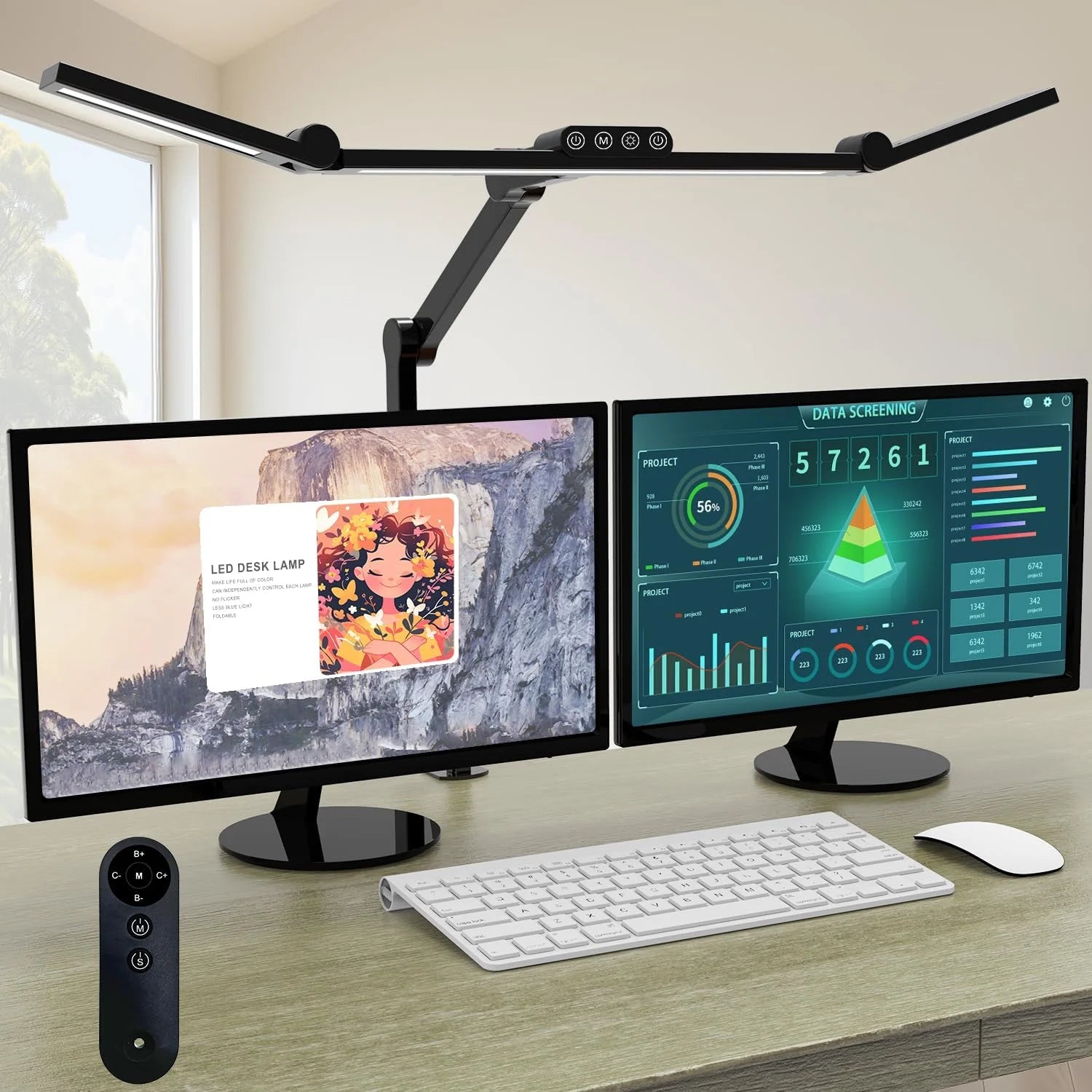 Special Micomlan Led Desk Lamp with Clamp, Dimmable - Image 4