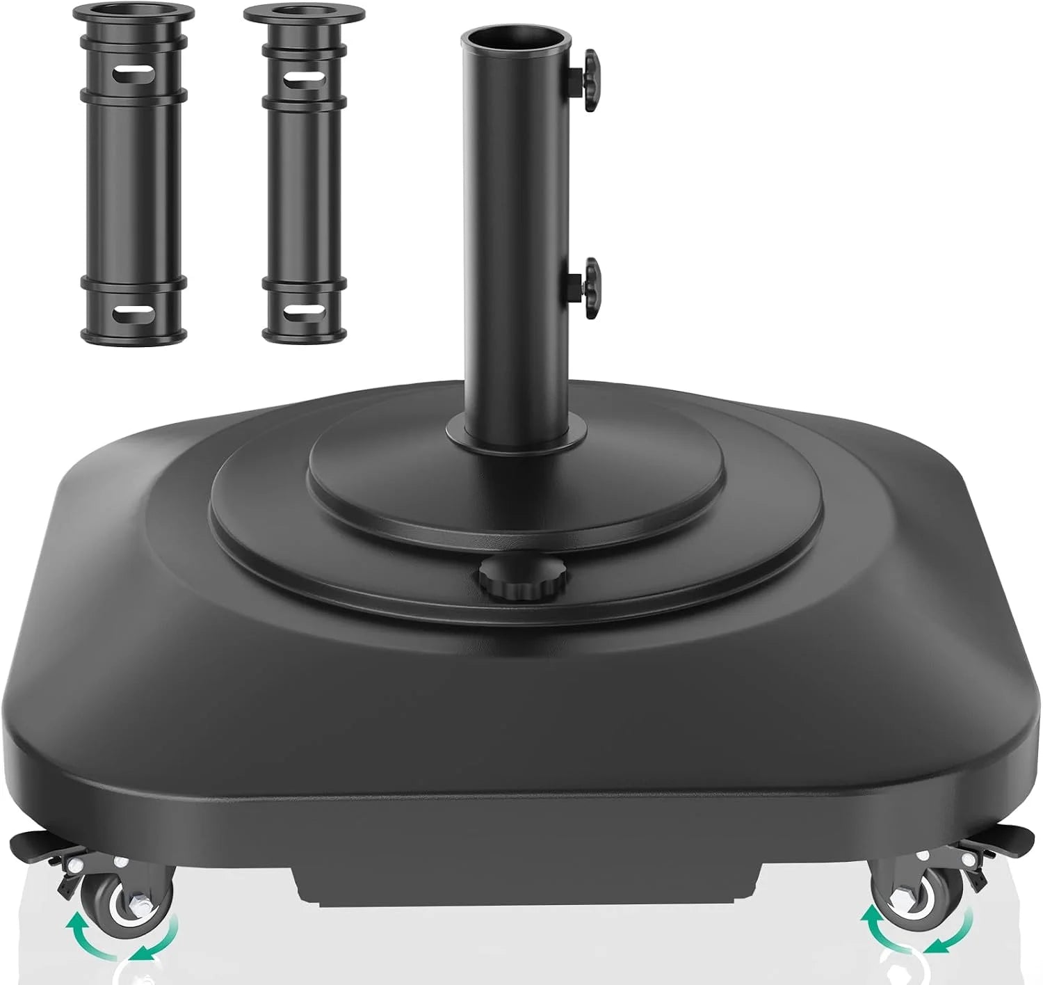 Special Umbrella Base with Wheels, Umbrella Stand Heavy Duty 100lb Windproof - Image 2