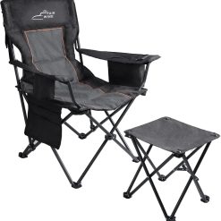 Alternative view of Special FAIR WIND 2 Pack Fully Padded Oversized Camping Chair Heavy Duty Lawn Chair Set with Adjustable Lumbar Support