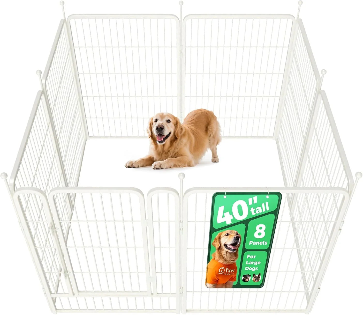 Special Rollick Dog Playpen, Indoor, 24 H, 8 Panels - Image 27
