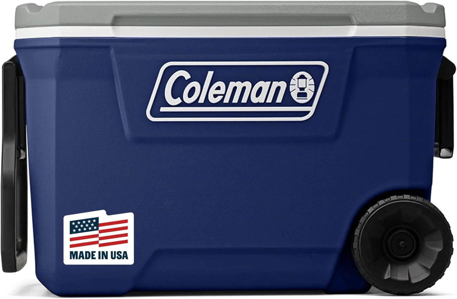 Special Coleman Classic Series Insulated Portable Rolling Cooler with Wheels, Leak-Resistant Outdoor Hard Cooler Keeps Ice up to