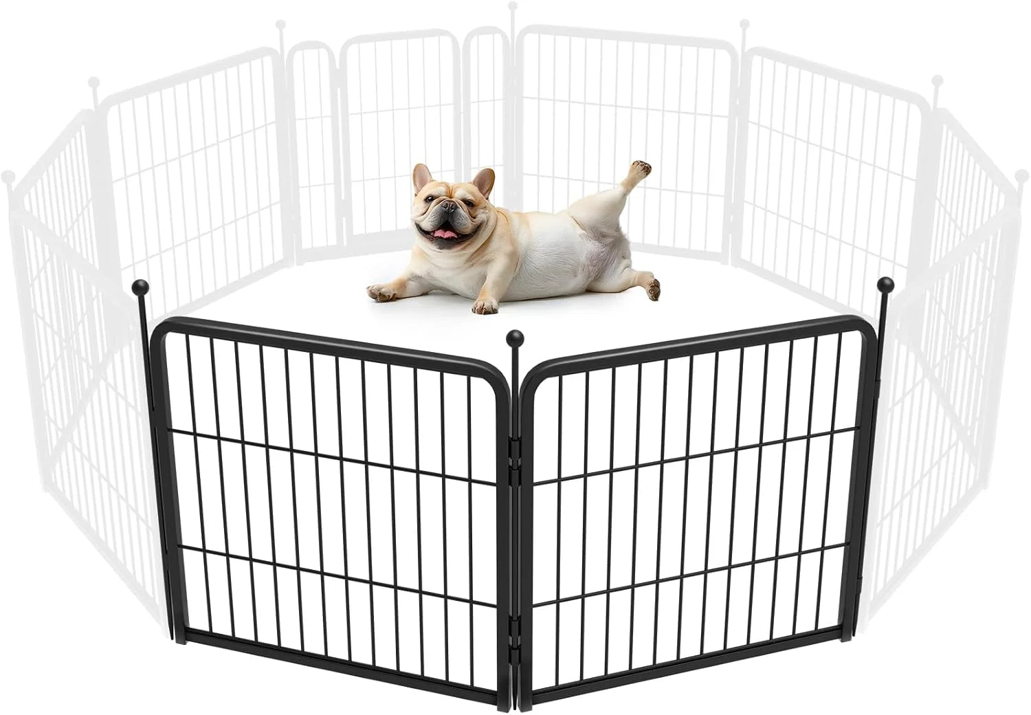 Special Rollick Dog Playpen, Indoor, 24 H, 8 Panels - Image 64