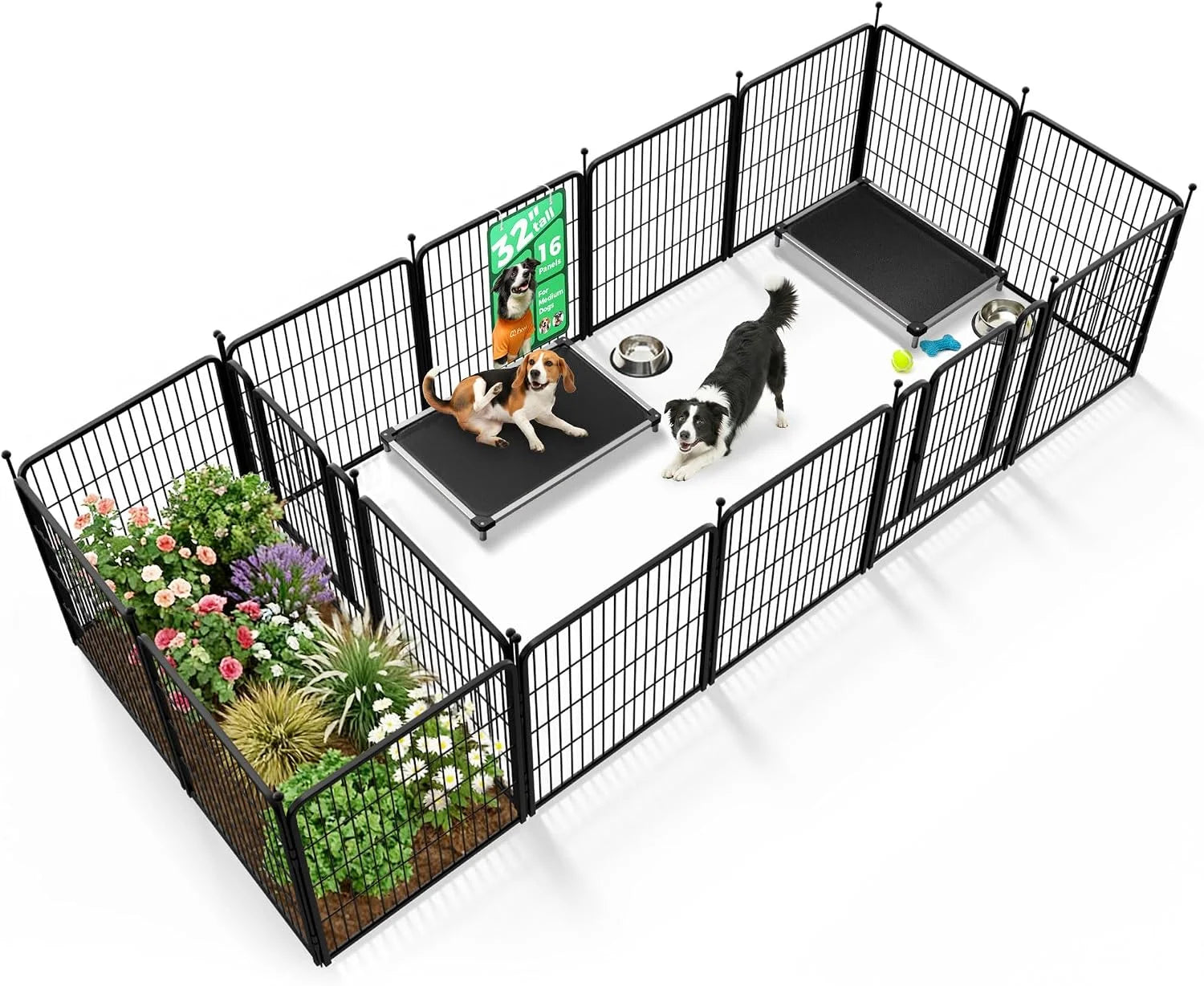 Special Rollick Dog Playpen, Indoor, 24 H, 8 Panels - Image 38